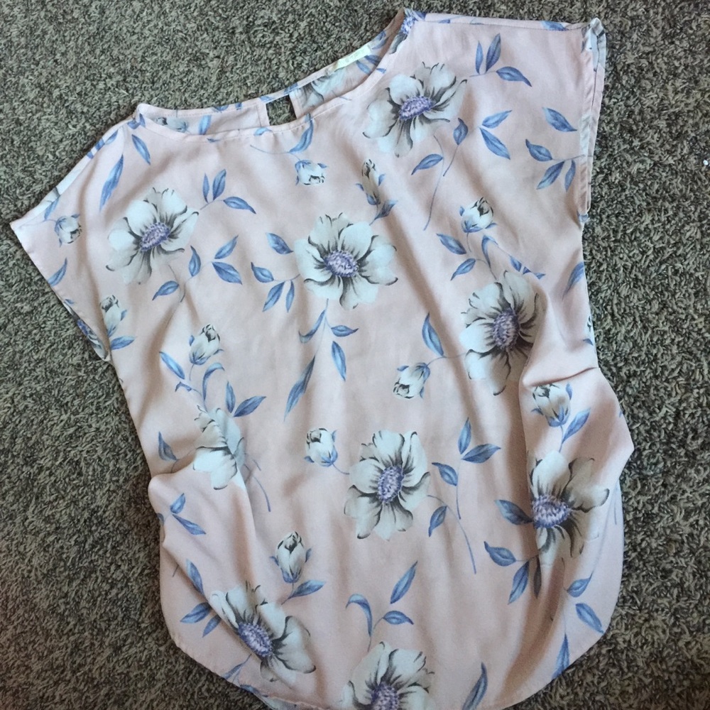 [ Azkara ] Pink floral top